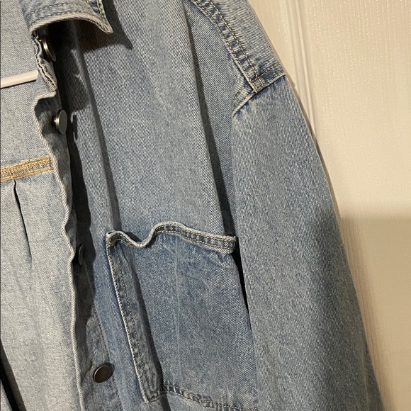 Denim Button-Up Jacket - Picture 5 of 10